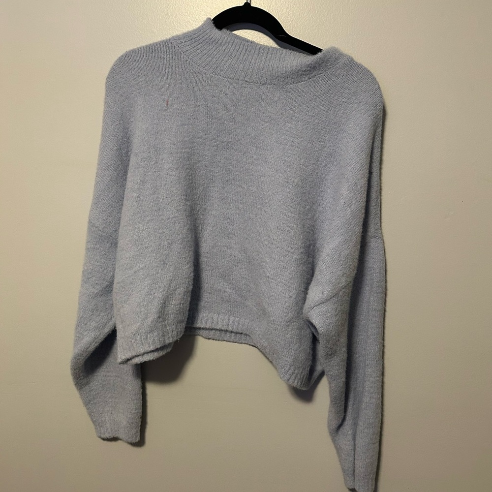 Sincerely Jules Light Blue Crew Neck Sweater
